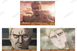 進撃の巨人 ライナー 場面写ブロマイド3枚セット vol.2 AMNIBUSで2026年2月中旬発売