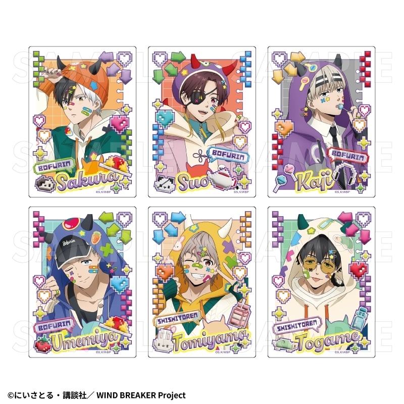 TVアニメ『ウィンドブレイカー (ウィンブレ)』 【でびデコパーカー】 トレーディングアクリルカード
 
2026年02月下旬発売