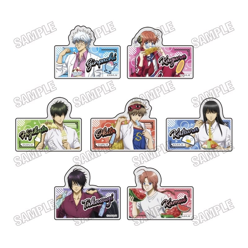 「3年Z組銀八先生 アクリルバッジコレクション【夏の食べ物ver.】
 
2026年02月発売