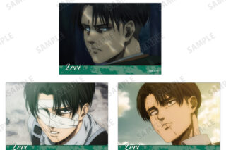 進撃の巨人 リヴァイ 場面写ブロマイド3枚セット vol.2 AMNIBUSで2026年2月中旬発売