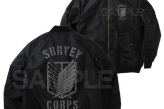 進撃の巨人 調査兵団 MA-1ジャケット Ver.2.0/BLACK-XL
 
2026年01月発売