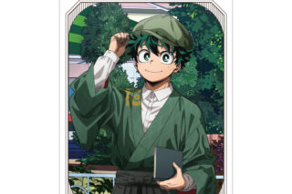 僕のヒーローアカデミア 描き下ろし 緑谷出久 花やしきver. A3マット加工ポスター AMNIBUSで