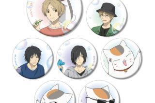 夏目友人帳 描き下ろしイラスト シャボン玉ver. トレーディング缶バッジ AMNIBUSで