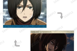 進撃の巨人 ミカサ 場面写A5イラストカード AMNIBUSで2026年2月中旬発売