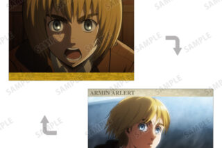 進撃の巨人 アルミン 場面写A5イラストカード AMNIBUSで2026年2月中旬発売