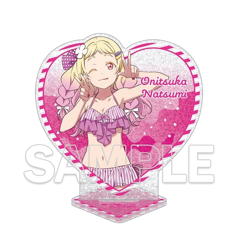 『ラブライブ!スーパースター!!』ハート型ラメ入りアクリルスタンド 鬼塚夏美
 
2026年2月27日発売
で取扱中 (アニメイト)