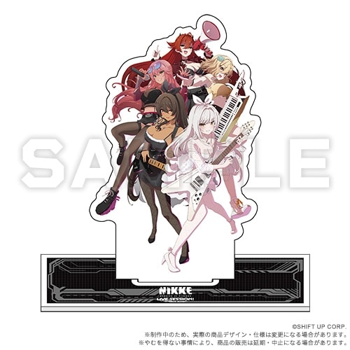 勝利の女神:NIKKE  LIVE SESSION!～Massive Burst～ アクリルスタンド アニメイトで
2026年03月 中旬 発売