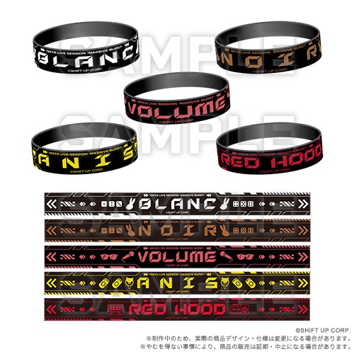 勝利の女神:NIKKE   LIVE SESSION!～Massive Burst～ ラバーバンド(ランダム/全5種) アニメイトで
2026年03月 中旬 発売