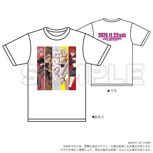 勝利の女神:NIKKE  LIVE SESSION!～Massive Burst～ TシャツB アニメイトで
2026年03月 中旬 発売