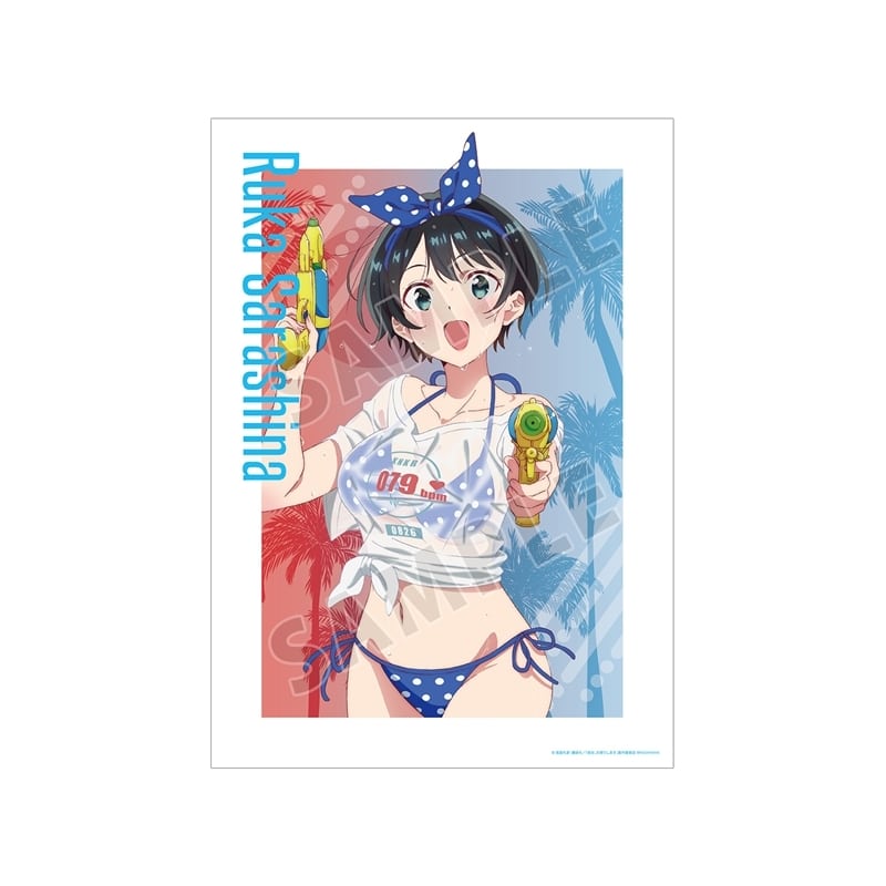 彼女、お借りします (かのかり) 描き下ろしイラスト 更科瑠夏 ビーチデートver. A3マット加工ポスター【再販】
 
2025年11月27日発売