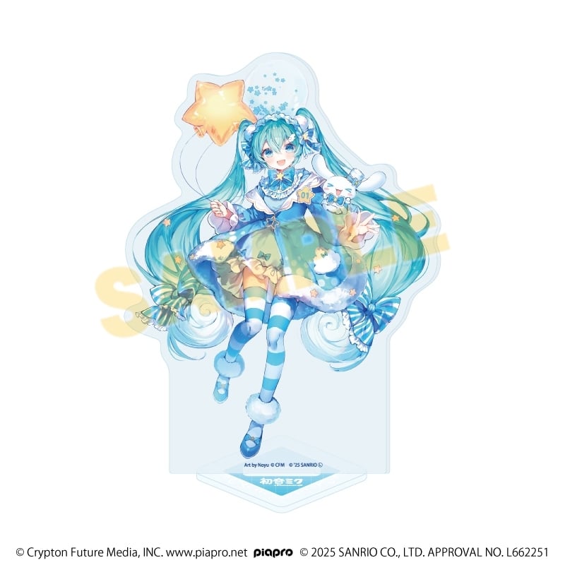 初音ミク×シナモロール ホログラムアクリルスタンド2月(コラボイラスト)
 
2026年01月発売