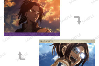 進撃の巨人 ハンジ 場面写A5イラストカード AMNIBUSで2026年2月中旬発売