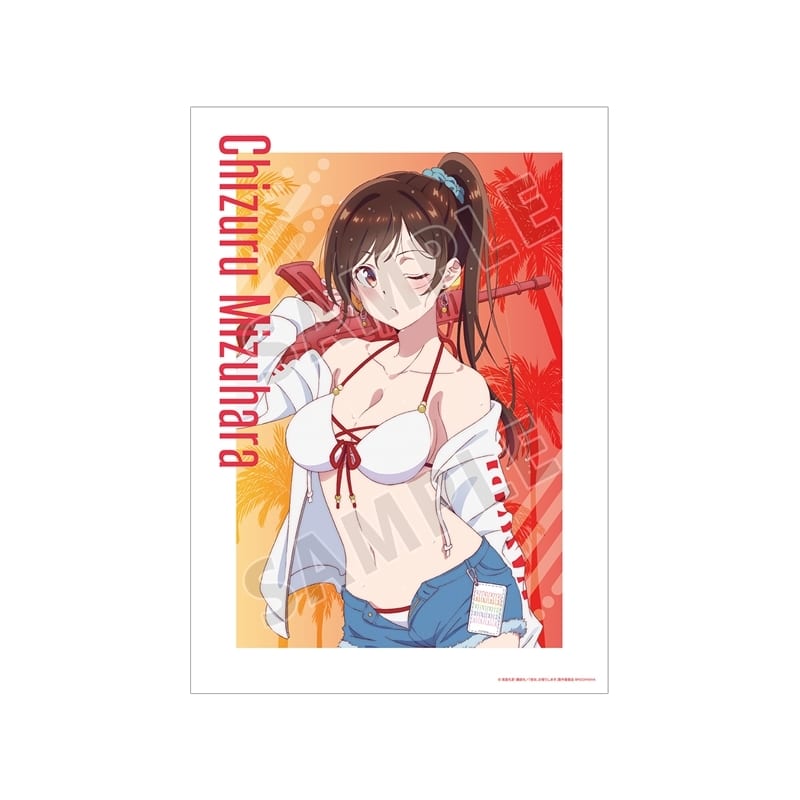 彼女、お借りします (かのかり) 描き下ろしイラスト 水原千鶴 ビーチデートver. A3マット加工ポスター【再販】
 
2025年11月27日発売