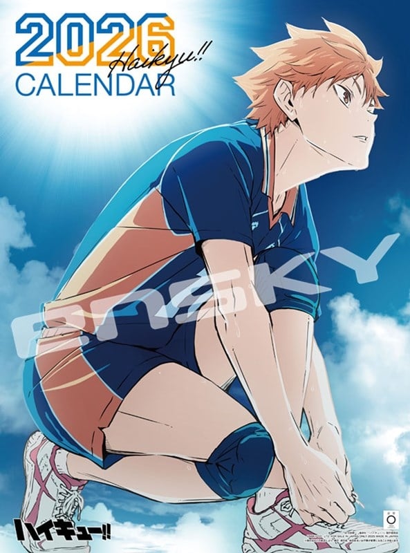 【カレンダー】アニメハイキュー!! CL-023 2026年 壁掛けカレンダー
 アニメイトで
2025年11月発売