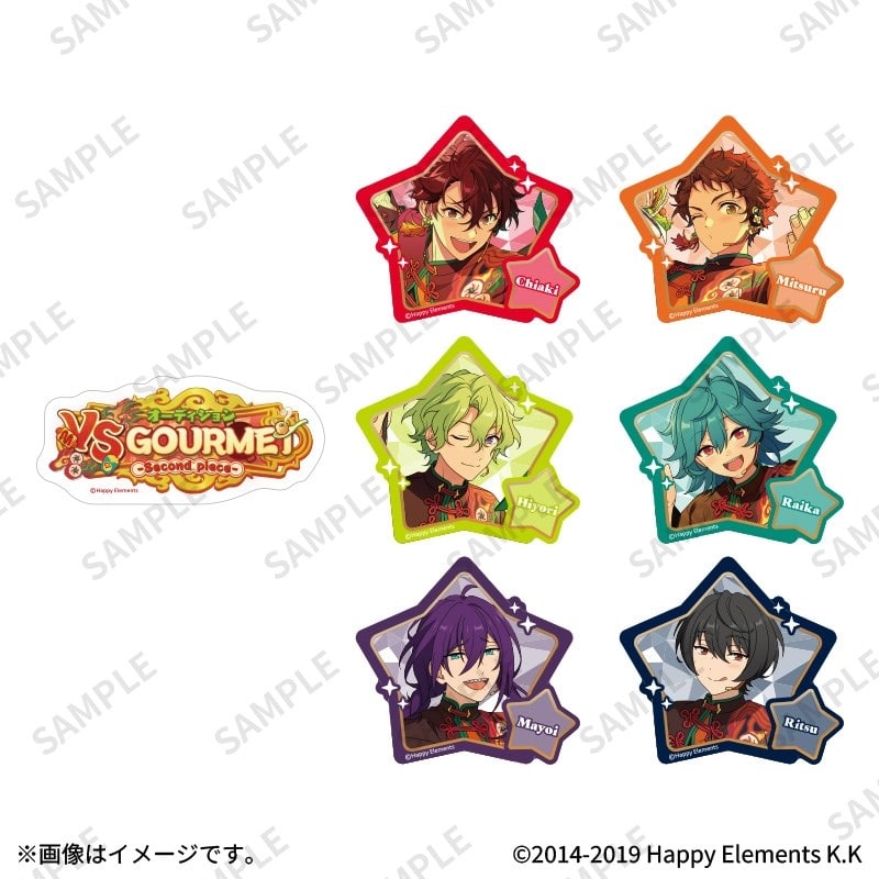 あんさんぶるスターズ!! (あんスタ) ステッカーセット 02オーディション VS GOURMET -Second piece-
 
2026年03月上旬発売