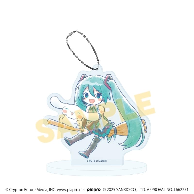 初音ミク×シナモロール アクリルスタンドキーホルダー26/(グラフアートイラスト)
 
2026年01月発売
