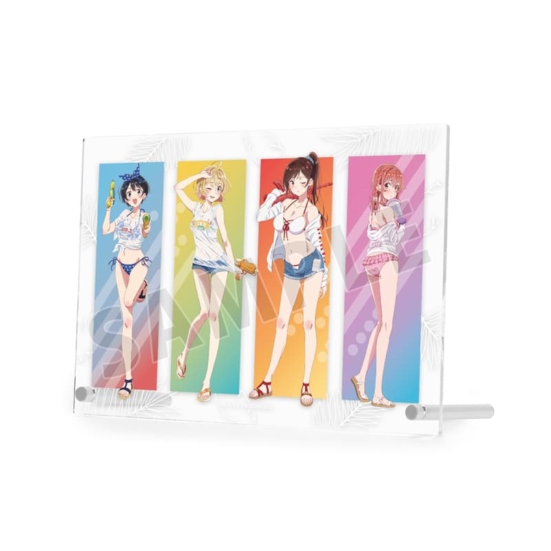 彼女、お借りします (かのかり) 描き下ろしイラスト 集合 ビーチデートver. A5アクリルパネル【再販】
 
2025年11月27日発売