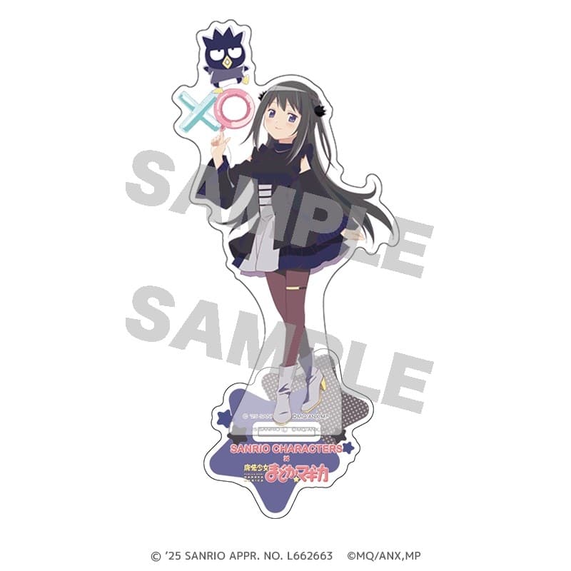 サンリオキャラクターズ×魔法少女まどか☆マギカ アクリルスタンド 暁美 ほむら×バッドばつ丸
 
2026年02月発売
で取扱中 (アニメイト)