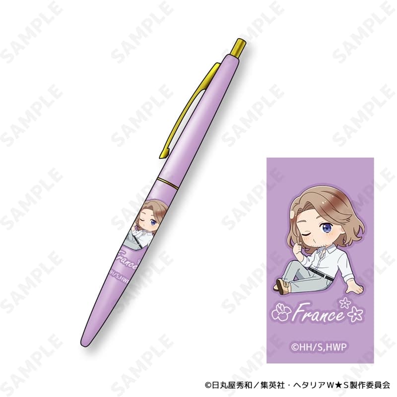 ヘタリアWorld★Stars クリックゴールド ボールペン 6.フランス～Flower Shower～[ドレセレmini]
 アニメイトで
2026年01月下旬発売