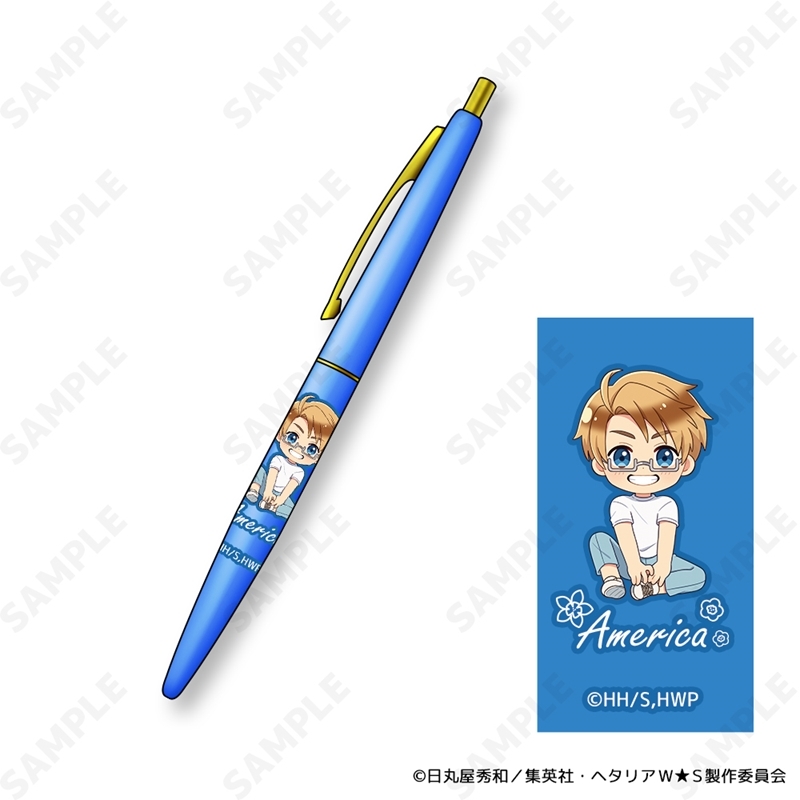 ヘタリアWorld★Stars クリックゴールド ボールペン 4.アメリカ～Flower Shower～[ドレセレmini]
 アニメイトで
2026年01月下旬発売