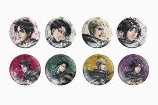 進撃の巨人 描き下ろしイラスト【騎馬】トレーディング箔押し缶バッジ(全8種)
 
2026年05月下旬発売
で取扱中