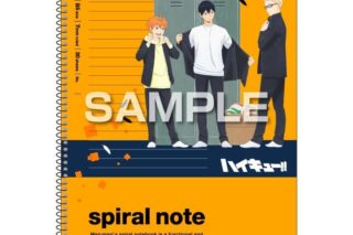 ハイキュー!! B5スパイラルノート/烏野高校
 
2025年12月発売