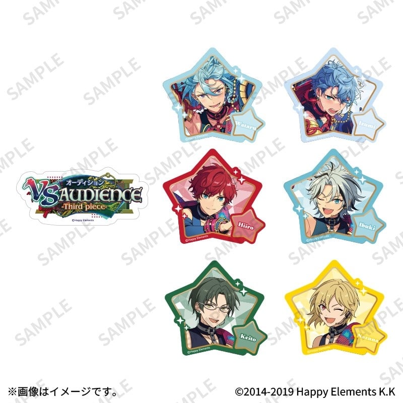 あんさんぶるスターズ!! (あんスタ) ステッカーセット 03オーディション VS AUDIENCE -Third piece-
 
2026年03月上旬発売