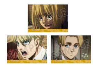 TVアニメ『進撃の巨人』 アルミン 場面写ブロマイド3枚セット
 
2026年2月17日発売