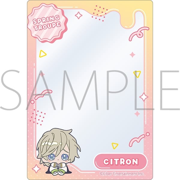 A3! 硬質カードケース/シトロン　(みにぴえんず) アニメイトで
2026/01/31 発売