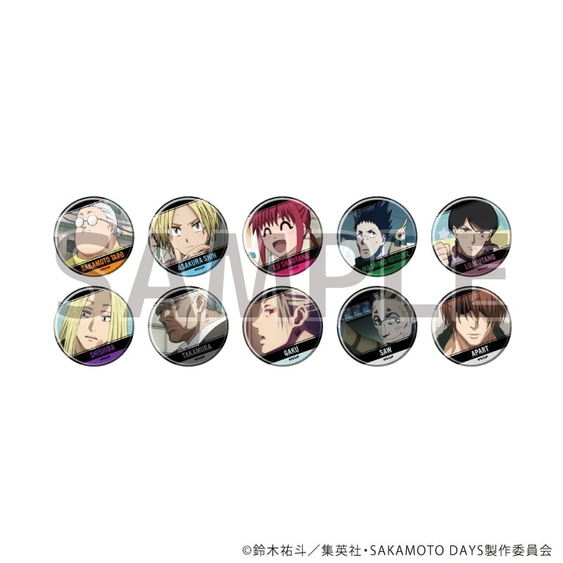 サカモトデイズ 缶バッジ23/ブラインド(全10種)(場面写イラスト) 
2026年01月発売