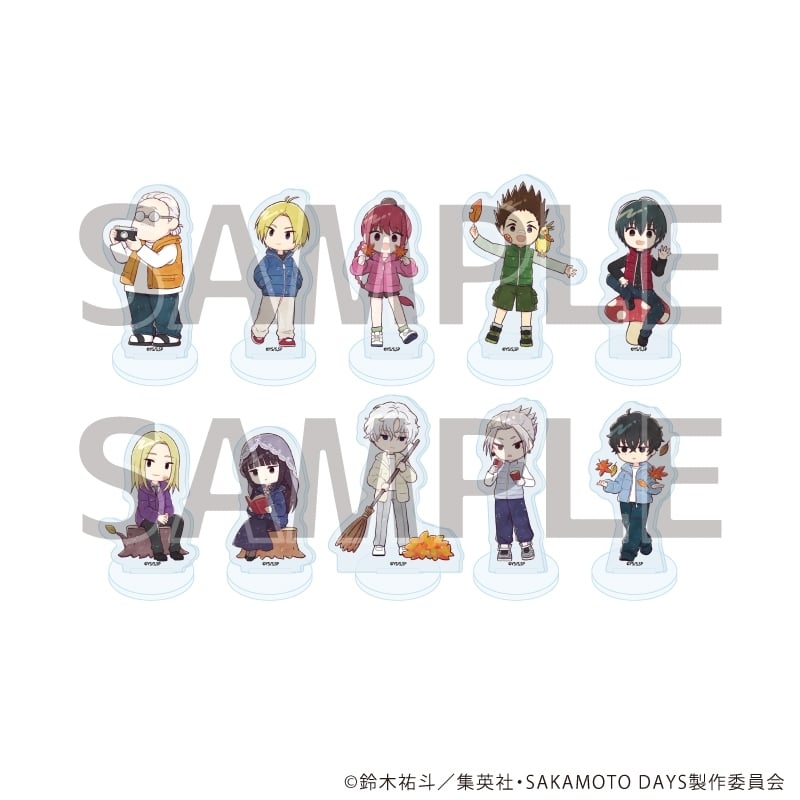 サカモトデイズ アクリルぷちスタンド9月紅葉ver. ブラインド(全10種)(グラフアートイラスト) 
2026年01月発売