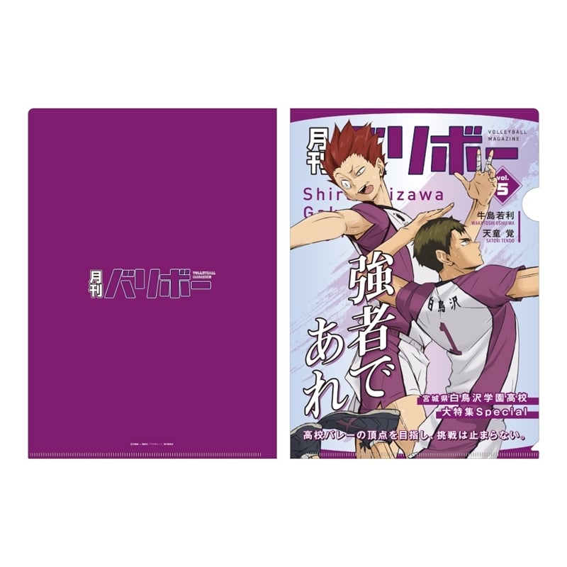 ハイキュー!! A4クリアファイル 月刊バリボーvol.5(白鳥沢学園高校)【再販】
 
2026年01月発売
で取扱中