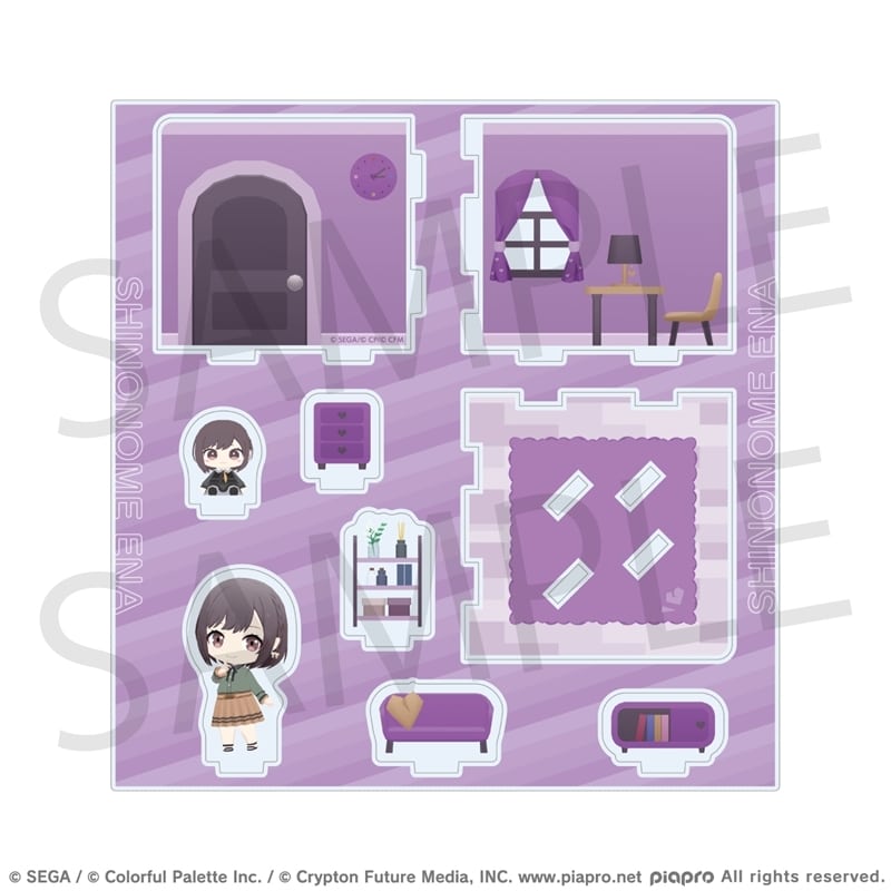 プロセカ マイセカイ アクリルルームジオラマ ひび割れたハートルームシリーズ 東雲 絵名
 
2026年01月下旬発売