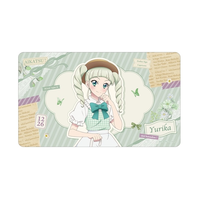 アイカツ! 10th STORY ～未来へのSTARWAY～ 描き下ろし 藤堂ユリカ カントリーワンピースver. マルチデスクマット
 アニメイトで
2025/11/08 発売