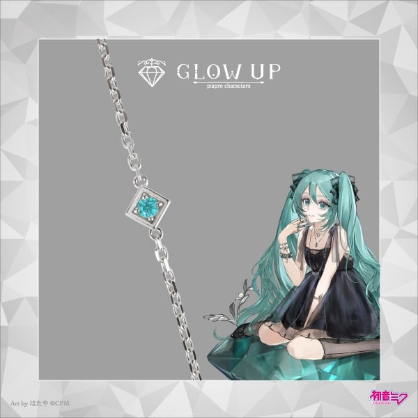 【初音ミクGlow up】 チェーンネックレス(60cm) 【エテルノレシ】
 
2026年01月下旬発売