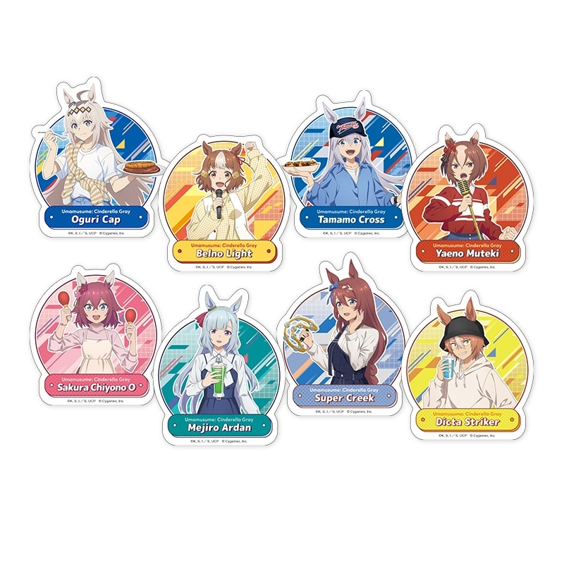 アニメウマ娘 シンデレラグレイ×カラオケ館 ステッカーセット
 
2025年11月発売