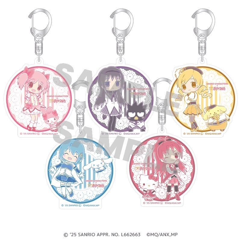 サンリオキャラクターズ×魔法少女まどか☆マギカ アクリルキーホルダー ミニキャラver.(全5種)
 
2026年02月発売
で取扱中 (アニメイト)