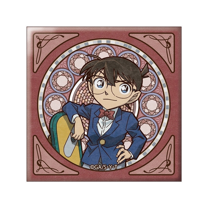 名探偵コナン (アールヌーボー)スクエア缶バッジコナン【再販】
 
2026年01月発売