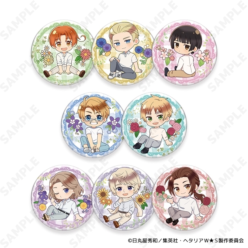 ヘタリアWorld★Stars トレーディング缶バッジ～Flower Shower～[ドレセレmini]
 アニメイトで
2026年01月下旬発売