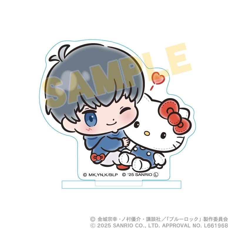 ブルーロック×サンリオキャラクターズ アクリルスタンド　潔世一×ハローキティ[アニメイト限定]
 
2026年02月発売