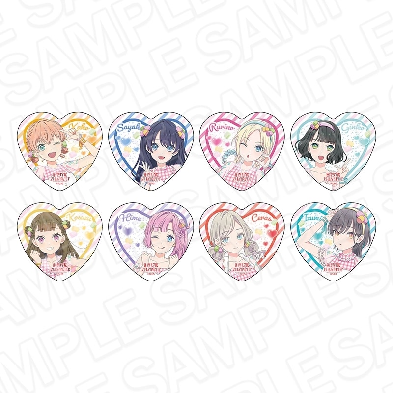 ラブライブ!蓮ノ空女学院スクールアイドルクラブ ハート型カンバッジ Cafe party ver.
 
2026年01月発売
で取扱中 (アニメイト)