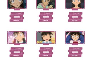 名探偵コナン 場面写トレーディングメタリックミニアクリルスタンド 毛利蘭collection vol.5(6種)
 
2026年03月発売