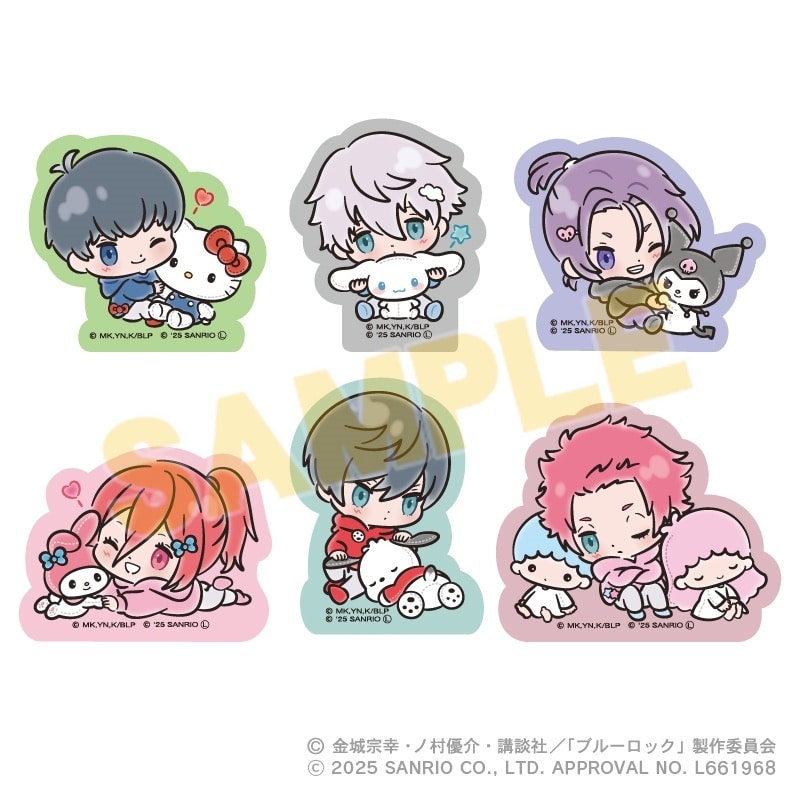 ブルーロック×サンリオキャラクターズ ダイカットステッカー[アニメイト限定]
 
2026年02月発売