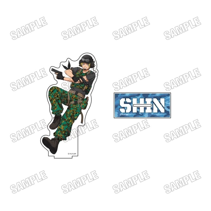 サカモトデイズ 描き下ろしBIGアクリルスタンド②朝倉シン【サバイバルゲームver.】 
2026年02月発売