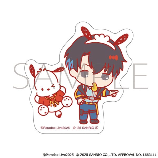 パラライ ステッカー/犬飼 憂人×ポチャッコ　サンリオキャラクターズ
 アニメイトで
2025/11/28 発売