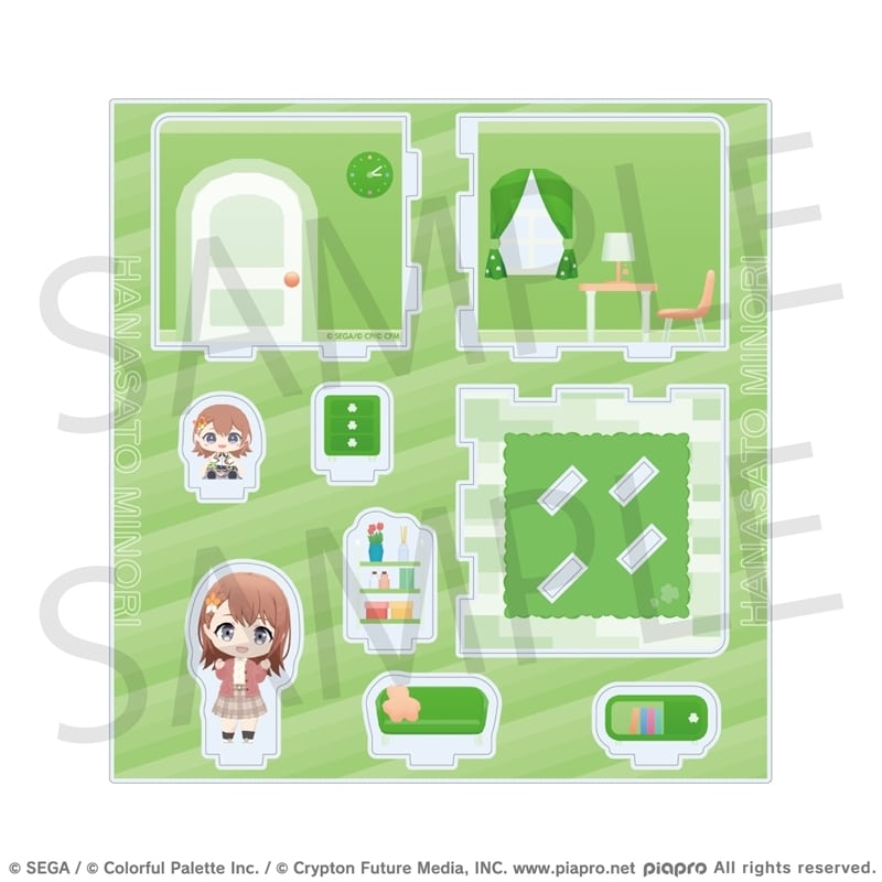 プロセカ マイセカイ アクリルルームジオラマ かがやくクローバールームシリーズ 花里 みのり
 
2026年01月下旬発売