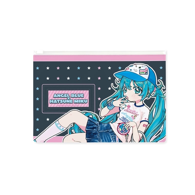 初音ミク ANGEL BLUEコラボ 描き下ろし 初音ミク Art by 甘春わすれ ビニールフラットポーチ ver.A
 
2026年3月27日発売