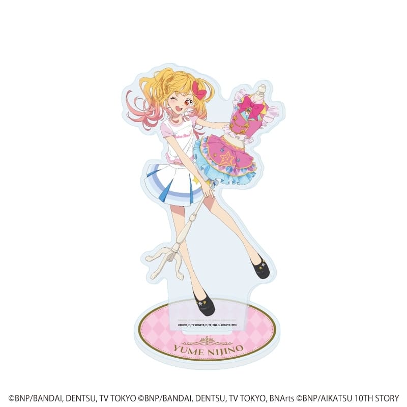 オールアイカツ!大衣装展!! アクリルスタンド04/虹野ゆめ(描き下ろしイラスト)
 アニメイトで
2026年01月発売