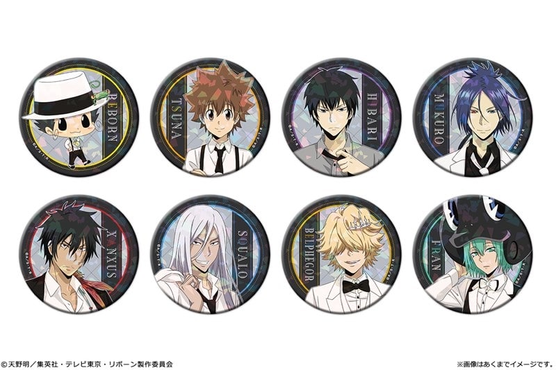 家庭教師ヒットマンREBORN! トレーディングホログラム缶バッジ Ver. モノトーン
 アニメイトで
2025年12月下旬発売