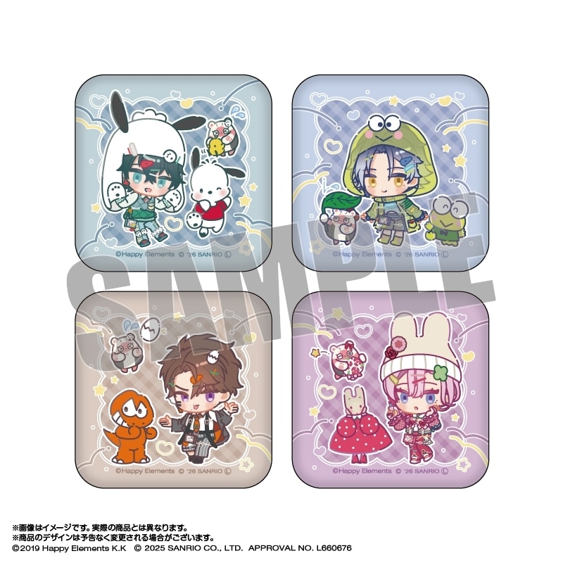 エリオスライジングヒーローズ×サンリオキャラクターズ スクエア缶バッジセット 5.12th Robins なかよしポップコーデver. アニメイトで
2026年04月発売